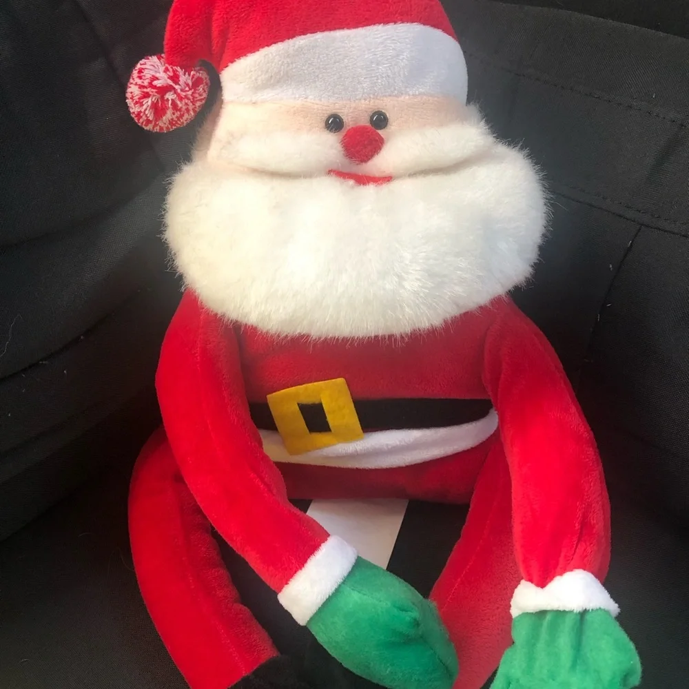 Plush Santa with Throw